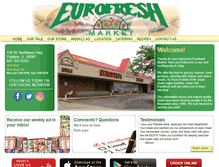 Tablet Screenshot of eurofreshmarket.com